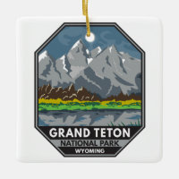 Grand Teton National Park Wyoming Vintage