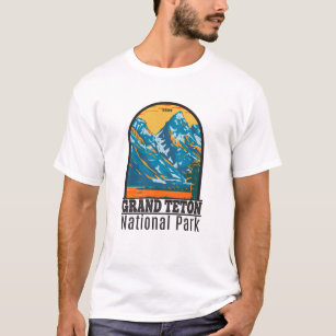 Grand Teton National Park Wyoming Vintage T-Shirt