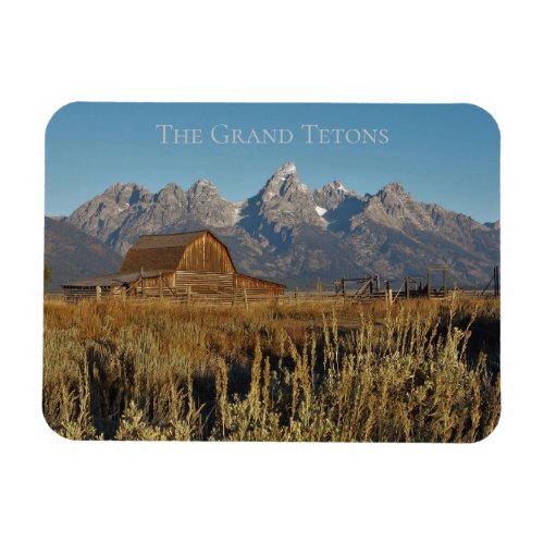 Grand Teton National Park Wyoming with Barn Magnet
