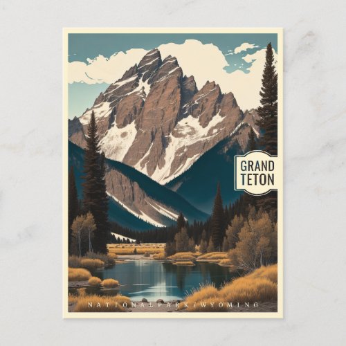 Grand Teton National Postcard