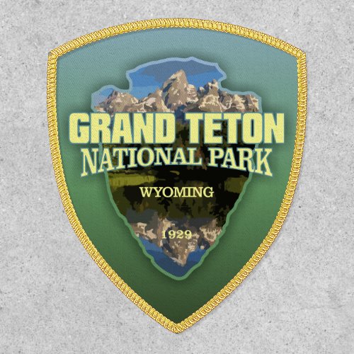 Grand Teton NP arrowhead  Patch