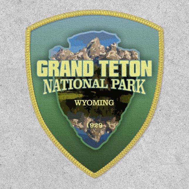 Grand Teton NP (arrowhead)  Patch (Front)