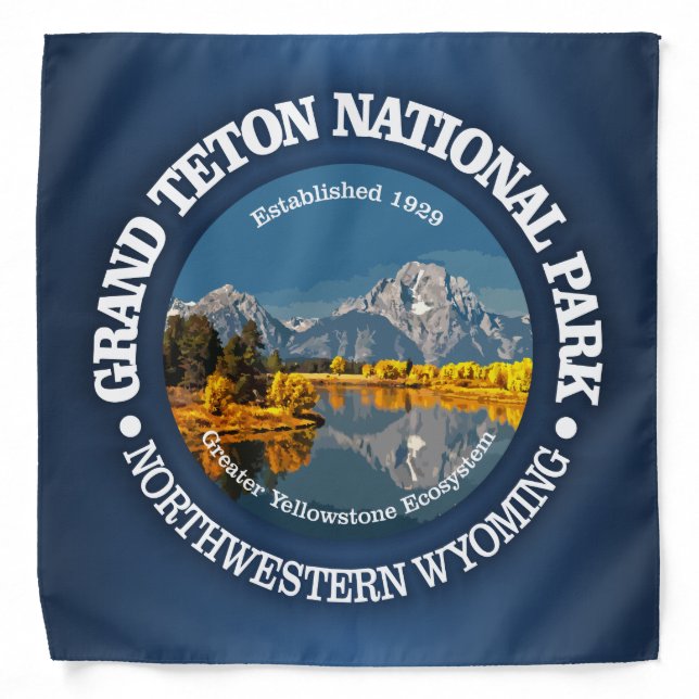 Grand Teton NP Bandana (Front)