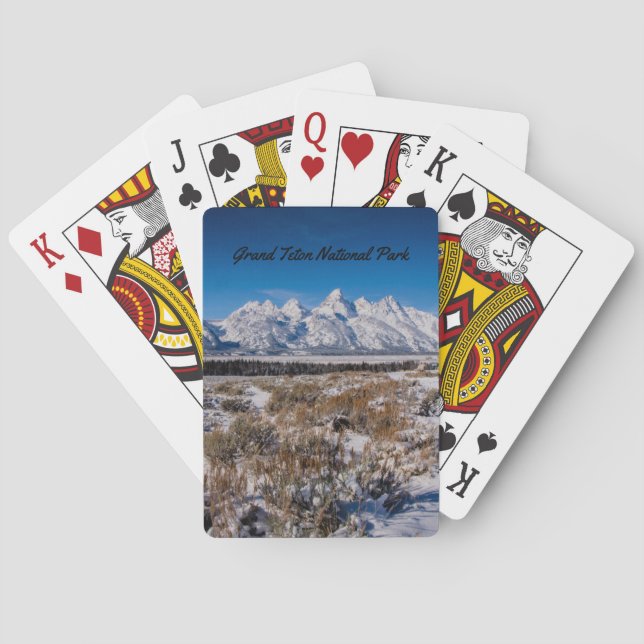 Grand Teton NP Poker Cards (Back)