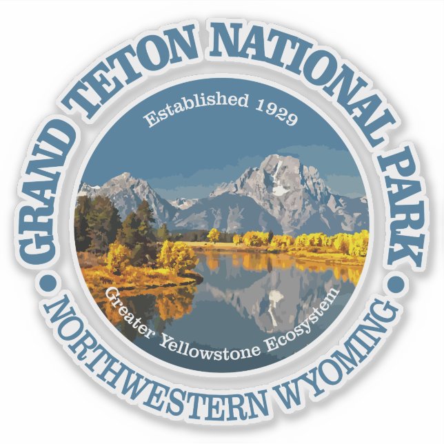 Grand Teton NP Sticker (Front)