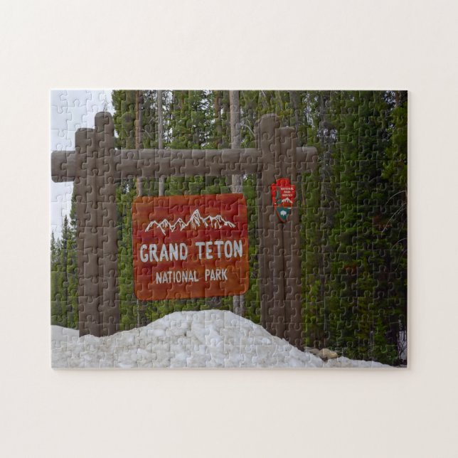 Grand Teton Park Wyoming. Jigsaw Puzzle (Horizontal)