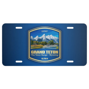 Grand Teton (PF) License Plate