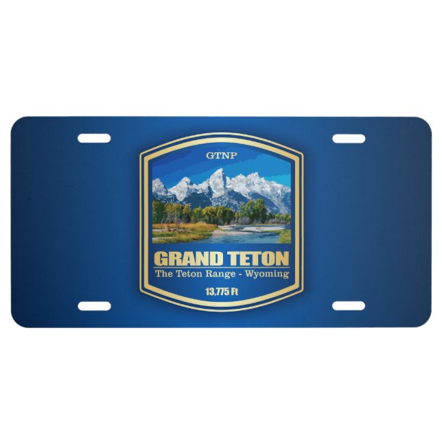 Grand Teton (PF) License Plate (Front)