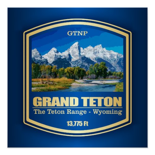 Grand Teton PF Poster