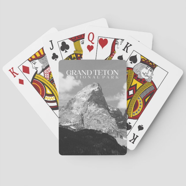 Grand Teton Playing Cards, National Park Deck Poker Cards (Back)