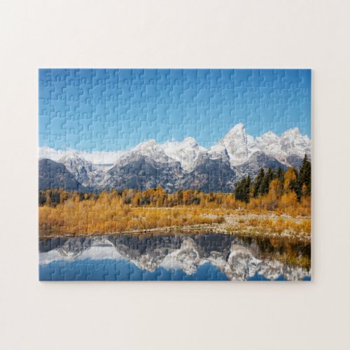 Grand Teton Range Mountains Photography Jigsaw Puzzle