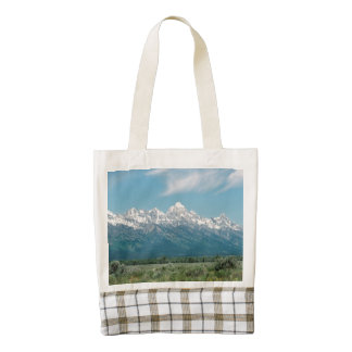 Grand Teton Range View Yellowstone Zazzle HEART Tote Bag