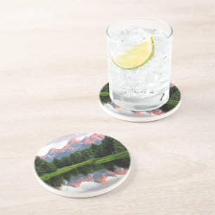 Grand Teton Reflections Over the Beaver Pond Coaster