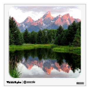 Grand Teton Reflections Over the Beaver Pond Wall Sticker