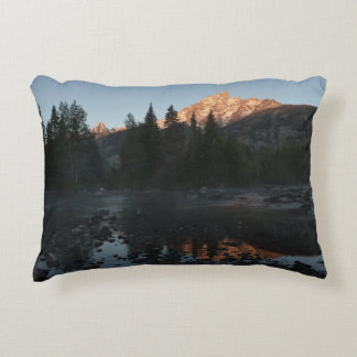 Grand Teton Sunrise at Cottonwood Creek Accent Pillow