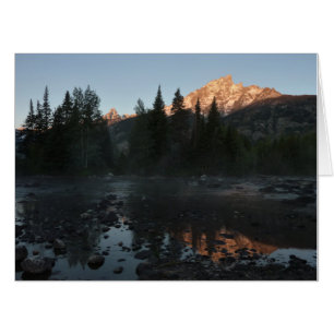 Grand Teton Sunrise at Cottonwood Creek Card
