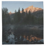 Grand Teton Sunrise at Cottonwood Creek Cloth Napkin