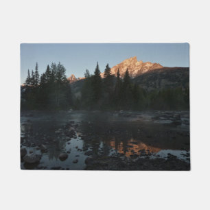 Grand Teton Sunrise at Cottonwood Creek Doormat