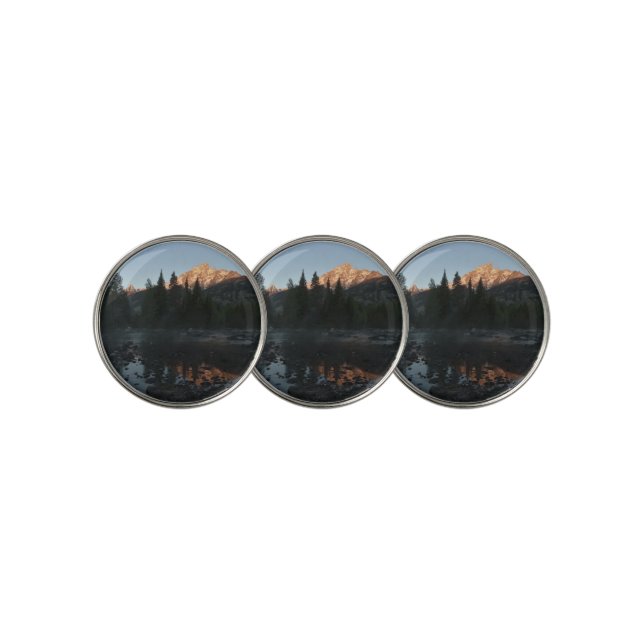 Grand Teton Sunrise at Cottonwood Creek Golf Ball Marker (3 Up)