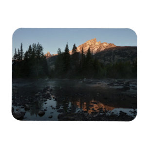 Grand Teton Sunrise at Cottonwood Creek Magnet