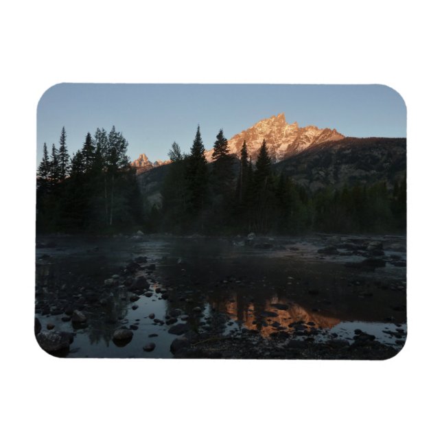 Grand Teton Sunrise at Cottonwood Creek Magnet (Horizontal)