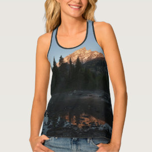 Grand Teton Sunrise at Cottonwood Creek Tank Top