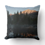 Grand Teton Sunrise at Cottonwood Creek Throw Pillow