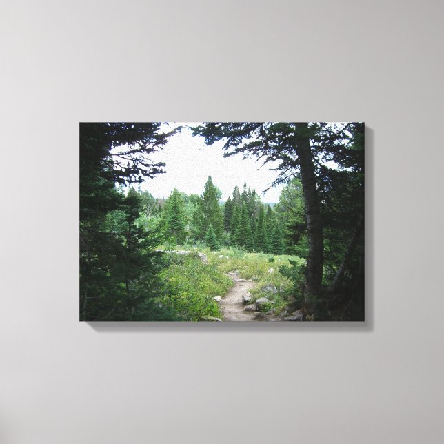 Grand Teton Trail Canvas Print (Front)