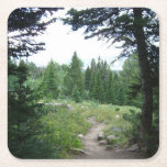 Grand Teton Trail Square Paper Coaster