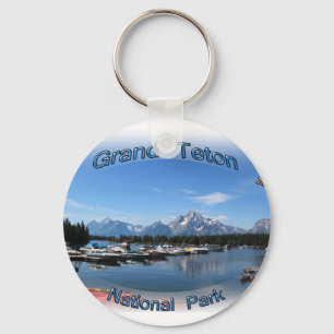 Grand Teton, US, wyoming national park Keychain