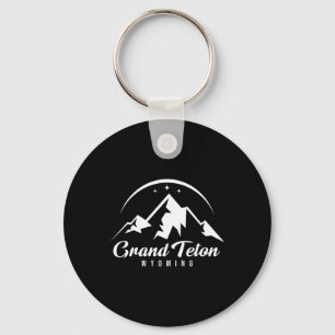Grand Teton Wyoming Ski Resort Skiing Snowboarding Keychain