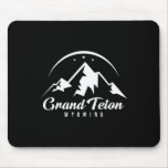 Grand Teton Wyoming Ski Resort Skiing Snowboarding Mouse Pad