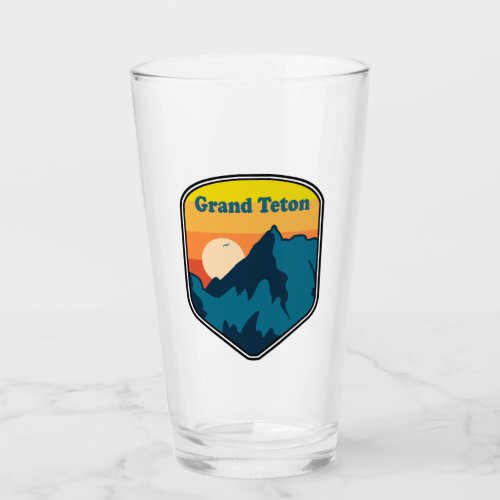 Grand Teton Wyoming Sunrise Glass