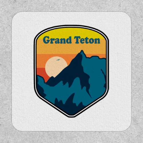 Grand Teton Wyoming Sunrise Patch