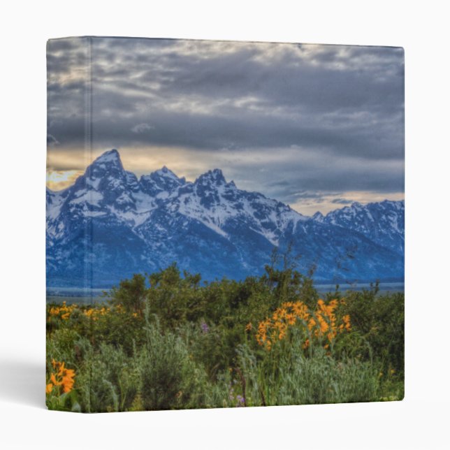 Grand Tetons 3 Ring Binder (Front/Spine)