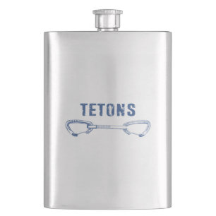 Grand Tetons Climbing Quickdraw Flask