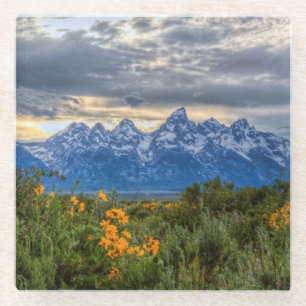 Grand Tetons Glass Coaster