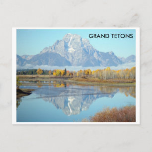 Grand Tetons in Autumn - Postcard