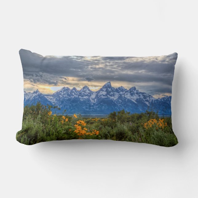 Grand Tetons Lumbar Pillow (Front)