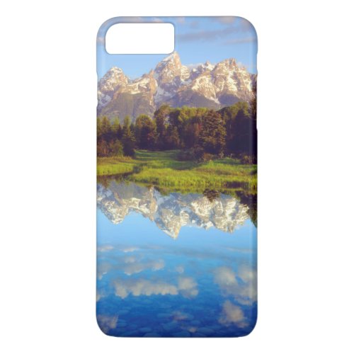 Grand Tetons reflecting in the Snake River iPhone 8 Plus7 Plus Case