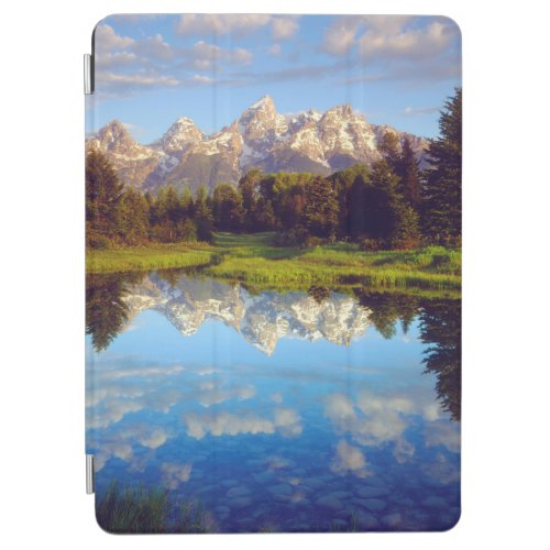 Grand Tetons reflecting in the Snake River iPad Air Cover