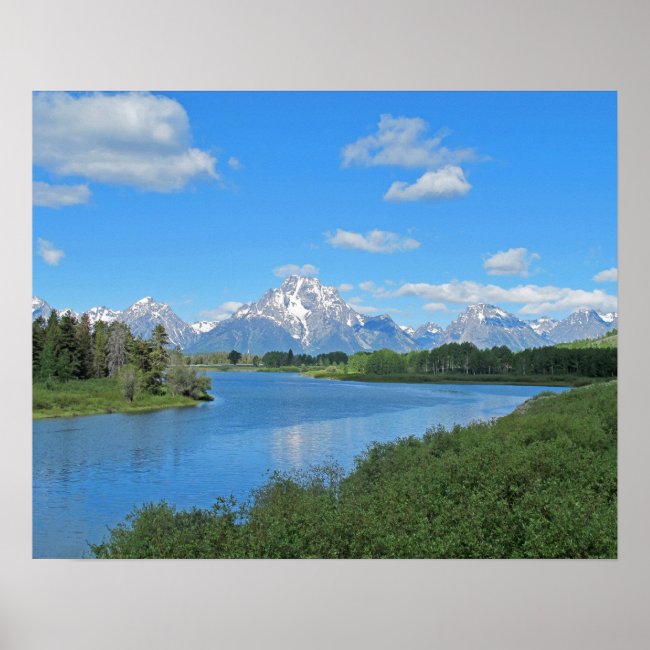 Grand Tetons Scenic View Poster