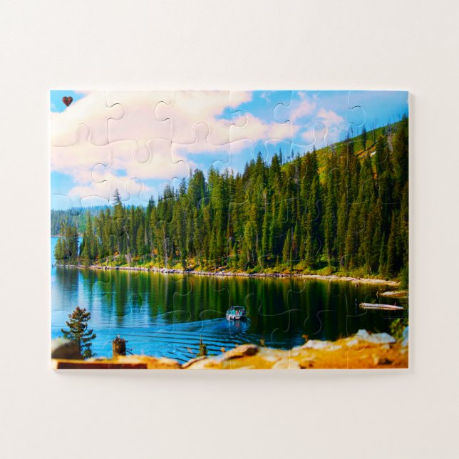 Grand Tetons Wyoming Jigsaw Puzzle (Horizontal)