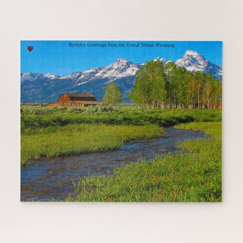 Grand Tetons Wyoming Jigsaw Puzzle