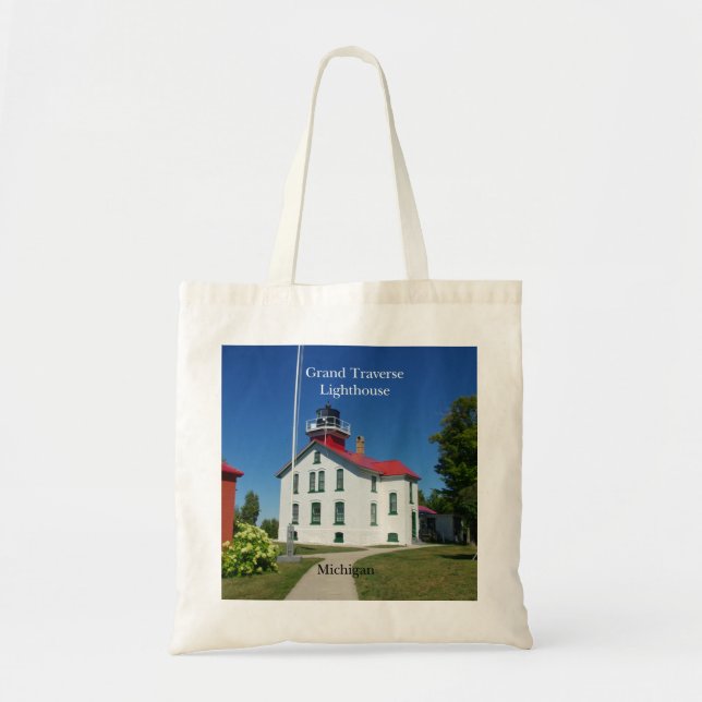 Grand Traverse Lighthouse tote bag (Front)