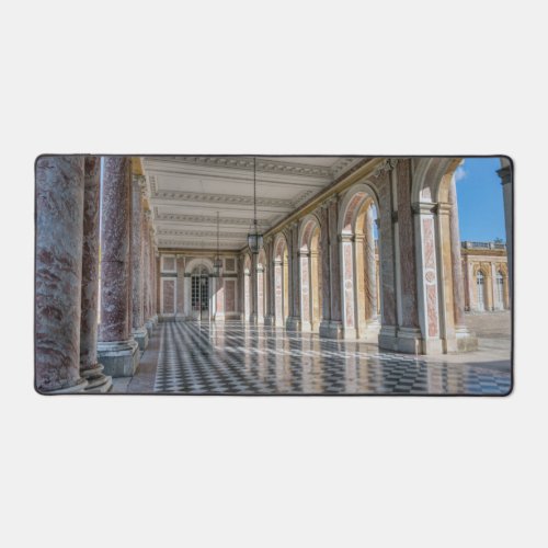 Grand Trianon peristyle in Versailles palace Desk Mat