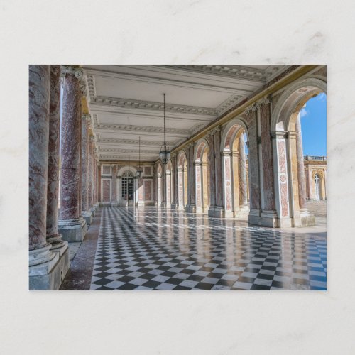 Grand Trianon peristyle in Versailles palace Postcard