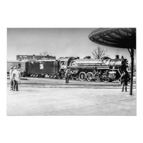 Grand Trunk Western Engine 3748 Photo Print