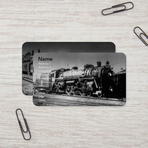 Grand Trunk Western GTW Locomotive Business Card