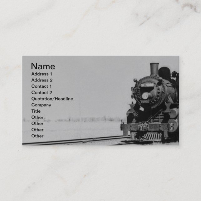 Grand Trunk Western No. 5042 Business Card (Front)